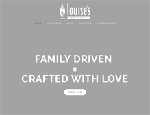 Tablet Screenshot of louises.com